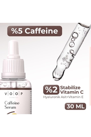 Kafein Göz Altı Morlukları Karşıtı 5% Caffeine + 2% Vitamin C 30 Ml Serum