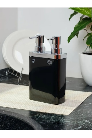 Prımanova Mutfak İçin Bulaşık Deterjanı Dispenserı, Sabun İçin, 900 191233154 Siyah