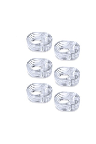 Kapı Kolları İçin Duvar Koruyucusu 6'lı Paket Şeffaf