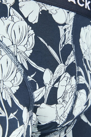 Jack & Jones Jacabstract Flower Erkek Boxer 3'lü Paket Desenli Rahat Pamuklu Günlük Lacivert
