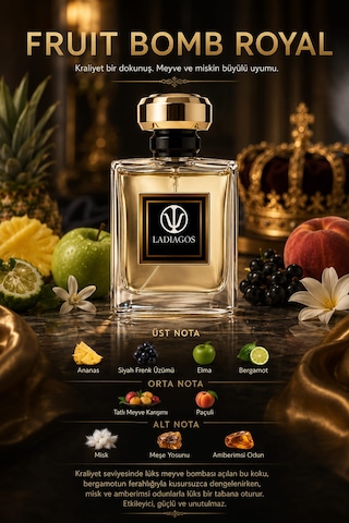 Ladiagos Fruıt Bomb Royal 80 Ml Unısex Parfüm Çiçek - Meyve