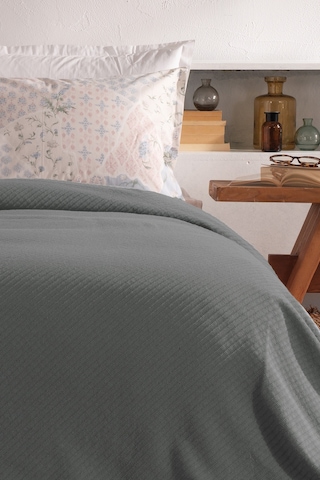 Olette Çift Kişilik Pamuklu Pike Takımı - Yeşil