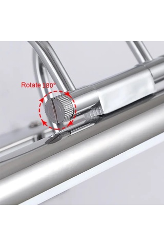 Ycl 7 W Led Tablo Duvar Aplik - Sarı Işık 4000k - Krom - 55 Cm Krom