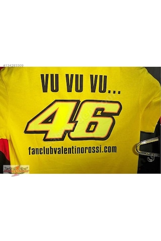 Vr46 Valentino Rossi Tshirt Sarı al Kampanyalı