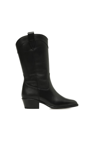 Nine West Zerten2 5pr Siyah Kadın Kovboy Bot 000000000102043217 Siyah