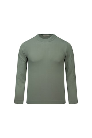 Hatemoğlu Yeşil Regular Fit Yarım Balıkçı Yaka Rayon Kazak 2977636 Yeşil