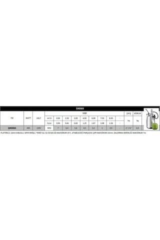 Q40065 Paslanmaz Çelik Gövdeli Dalgıç Pompa-400 Watt
