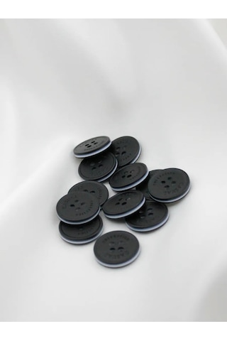 The New Button Siyah Dekoratif Düğmeler 20 Mm 12 Adet. 275179816