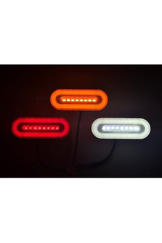 Ahmet Otomotiv Unıversal Neon Led Side Marker Yan Lamba Sarı 2 Fonksiyonlu 12-24volt Uyumlu