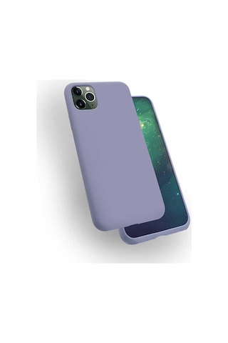 Apple Uyumlu iPhone 11 Pro Max Kılıf Zore Silk Kadife Iç Yüzey Silikon Kılıf