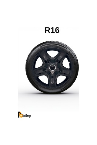 Smart 16'' İnç Jant Kapağı 4 Adet Siyah S105