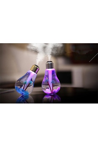 Suntek Taşınabilir 400ml Led Ampul Nemlendirici Renkli Işık