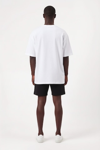 Usa Chicago Jordan Beyaz Oversize Erkek T-shirt 10794 SİYAH