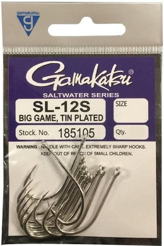 Gamakatsu Sl12s Big Game No:1/0 Nikel Olta İğnesi 11adt