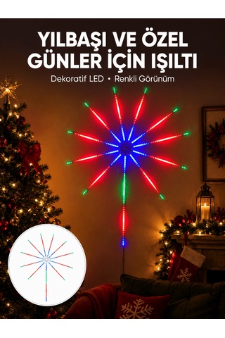 Akıllı Rgb Led Duvar Lambası Kumandalı Ve Uygulama Kontrollü Yeni