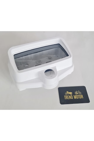 Kilometre Saati Kabı Plastiği Beyaz - Cg Motosiklet