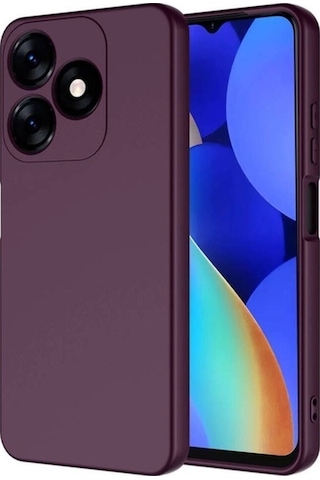 Tecno Spark 10 4g Kılıf Zore Mara Lansman Kapak Koyu Mor