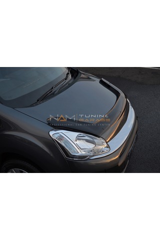 Citroen Berlingo Kaput Rüzgarlığı Parlak Siyah 3.2 Mm Kalın Plast