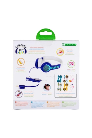 Buddyphones Connect Çocuk Mikrofonlu Kulaklık Mavi Bp-co-blue-01-k