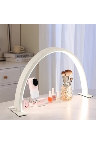 Fastbuy Dream011 Pembe Yılanaşık Tasarım Manikür Pedikür Lambası, Gölge Bırakmayan, Masaüstü, Pembe Ay Aydınlatma Pembe