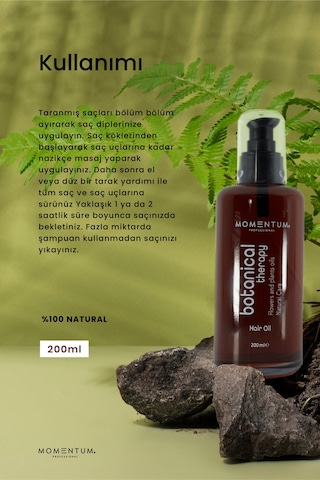 Momentum Botanical Therapy Saç Bakım Yağı 200 ML