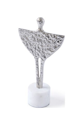 Yargıcı Mermer Standlı Soyut Dekoratif Obje 16x28 Cm 26knha1010n St