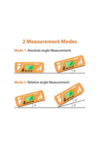 Novahub Dijital Açı Ölçer - Manyetik, Lcd Ekranlı, 360 Ölçüm - Hızlı Ve Hassas