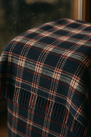 Dinarsu Cozy Life Tv Battaniyesi Kırmızı - Lacivert