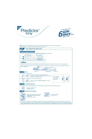 Predictor Early Gebelik Testi 3 Adet