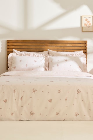 Kaşmir Home Levina %100 Pamuk Tek Kişilik Nevresim Takımı Rose