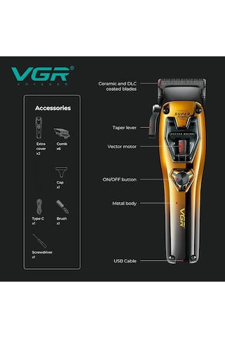 Vgr Profesyonel Saç Kesme Makinesi V-668