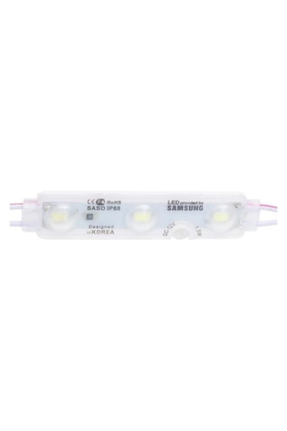 12v Parmak Lamba 3-ledli Samsung Led Beyaz 75 15 Mm