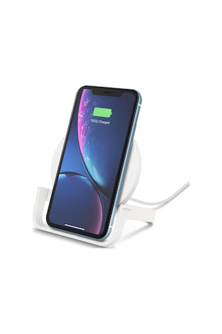Belkin BoostCharge 10W Kablosuz Şarj Standı Beyaz WIB001VFWH