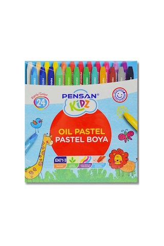 Kidz 24 Renk Karton Kutu Pastel Boya Diğer