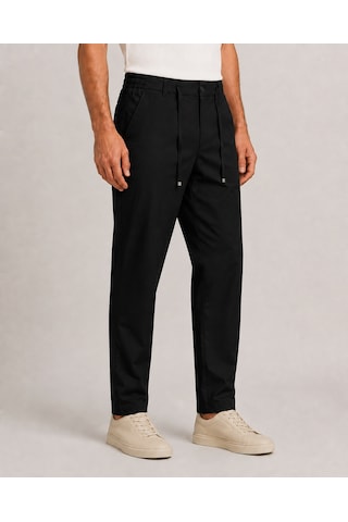 Danger Erkek Beli Lastikli Comfort Fit Pantolon Siyah 0170ddngr