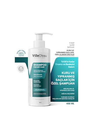 Villed'eau Kuru ve Yıpranmış Saçlara Özel Ultra Yumuşak Şampuan 400 ML