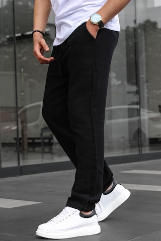 Madmext Siyah Müslin Kumaş Erkek Basic Pantolon 6507-siyah Siyah