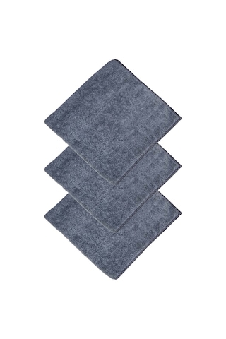 Larimar 3 Adet Mikrofiber Kalın Süper Emici Çift Yüzlü Araç Kurulama Ve Cila Bezi 40 40cm - 320gsm