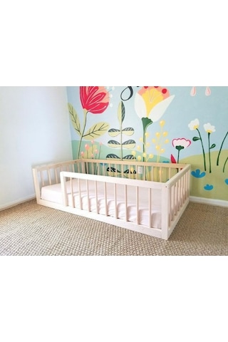 Köşk_Mobilya Montessori Doğal Ahşap Çocuk Yatak Ahşap Yatak Müşteri Memnuniyet