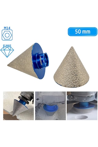 Master 530921 M14 Elmas Konik Panç Granit Mermer Delme Taşlama 50 Mm