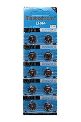 Lr44 Ag13 A76 357a Sr44sw 1.5 Volt Alkalin Oyuncak Pili 20'li Tek Kullanımlık