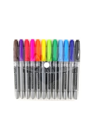 Kraf Permanent Marker 12 Renk N 615G
