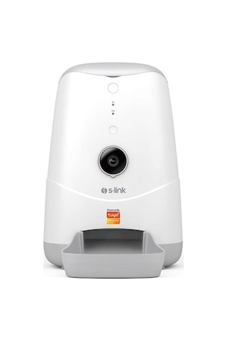 S-Link Sl-20 Kameralı Akıllı Otomatik Mama Kabı Kedi Köpek Pet Besleyici Yem Kabı Smart Feeder