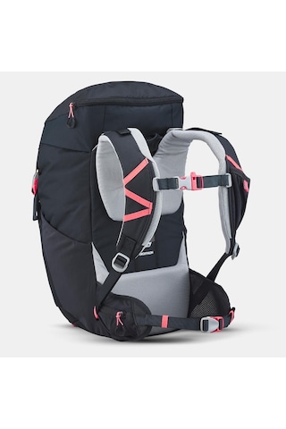 Quechua Çocuk Outdoor Sırt Çantası - 7/15 Yaş - 28 L - Gri - Mh500 Siyah