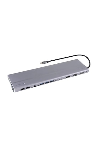 Vcom Cu4703 Type-c To Usb3.0-3+usb2.0-2+vga+rj45+sd+tf+audio+hdmı+dp+usb-c Data-2+usb-c Çoklayıcı K