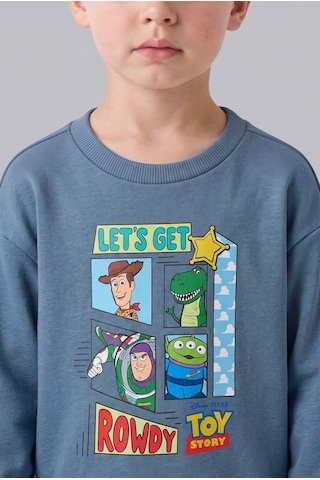 Defacto Toy Story Lisanslı Baskılı Uzun Kollu Üst Lastikli Paça Alt 2li Takım Erkek Bebek I3539a526wnbe739 Mavi-be739
