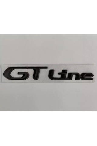 Gt Line Piano Black Bagaj Yazısı 3m 3d Abs Renault Megane
