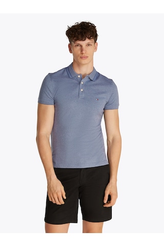 Tommy Hilfiger Tommy Hılfıger Erkek T-shırt Mw0mw34755-c9t Mavi