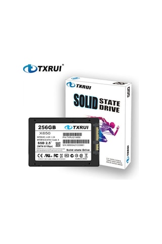 Txruı X650 256gb Ssd Harddisk 500mb/s 300mb/s 2.5 İnch Sata3 Internal Ssd