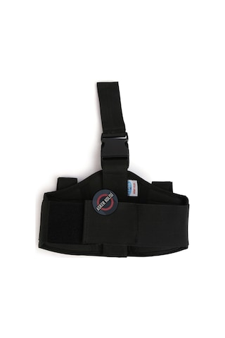 Siyah Silah Kılıfı Pöh Bacak Tabanca Kılıfı Çift Şarjörlü Siyah